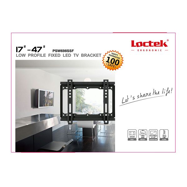 Nosač za TV zidni LOCTEK PSW-698SSF (17"-47", do 20 kg)-1