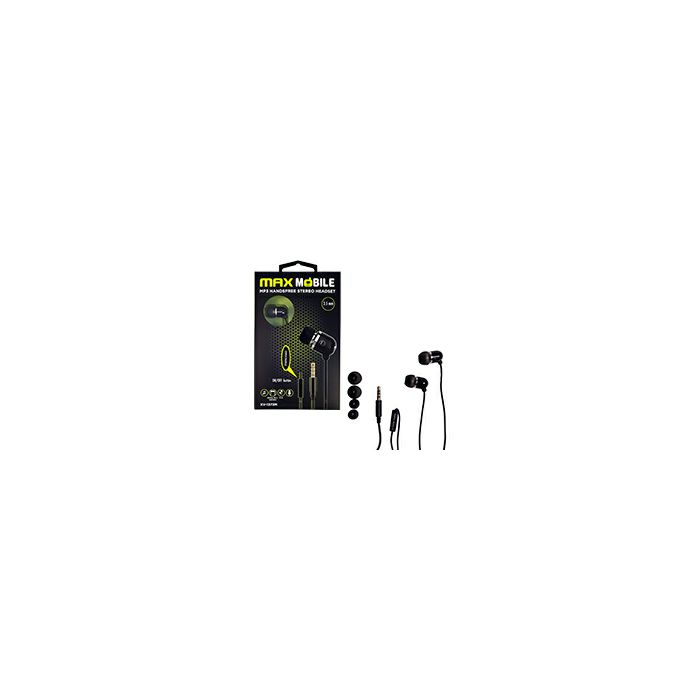 Slušalice MAXMOBILE KV-1373 crna, 3.5mm
