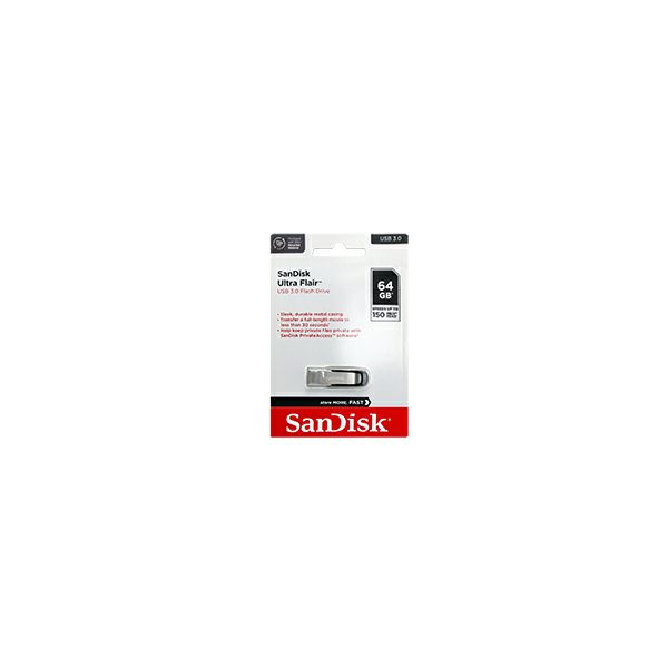 SANDISK USB 3.0 FLASH DRIVE ULTRA FLAIR 64GB-1
