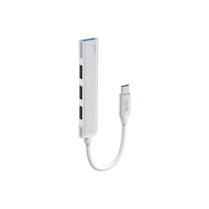 HAVIT 4X HUB HV-HB41 TYPE C (1x USB 3.0, 3x USB 2.0, aluminij, 5Gbps, 480Mbps)-3