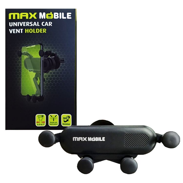 MAXMOBILE DRŽAČ ZA MOBITEL GRAVITY VENT G260 do 6.7"-0