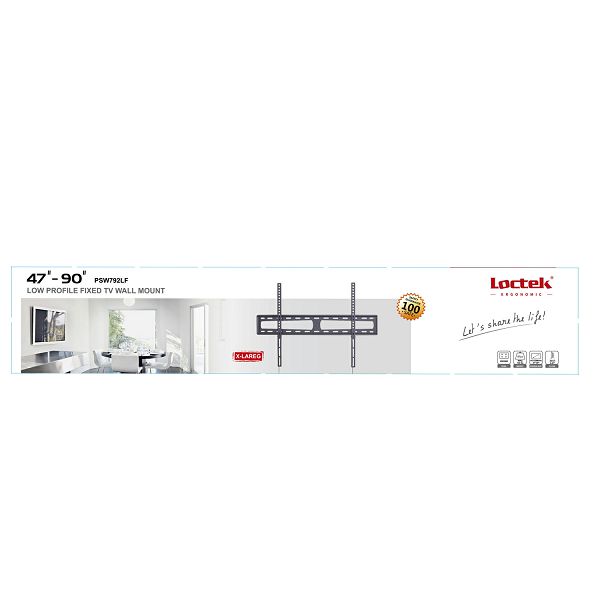 Nosač za TV zidni LOCTEK LCD PSW-792LF (47"- 90", do 60 kg)-1