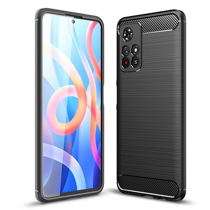 MM TPU XIAOMI REDMI NOTE 11/11S CARBON FIBER ll crna-0