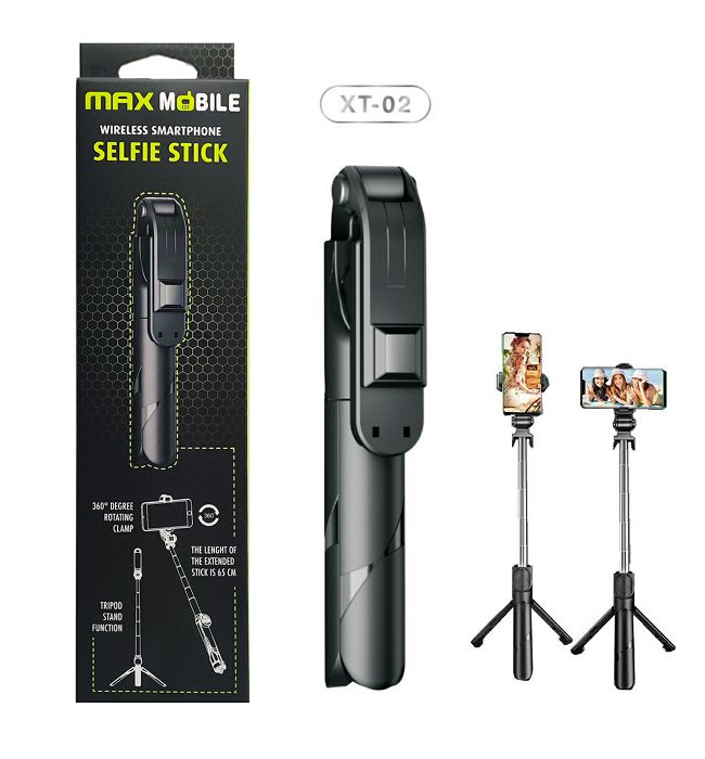 MAXMOBILE DRŽAČ SELFIE Bluetooth TRIPOD MONOPOD XT-02-0