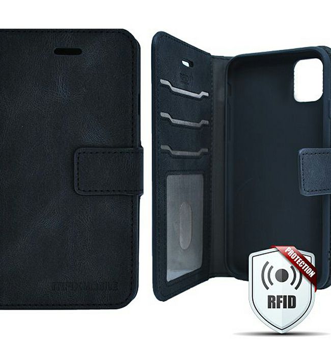 Torbica za mobitel XIAOMI REDMI 10 5G WALLET Anti RFID crna-0