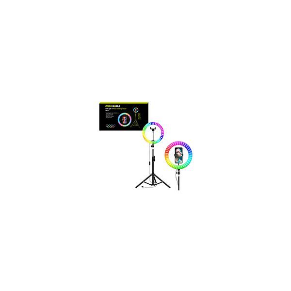 Svjetlosni prsten sa stalkom MAXMOBILE MJ26 10", RGB LED-2