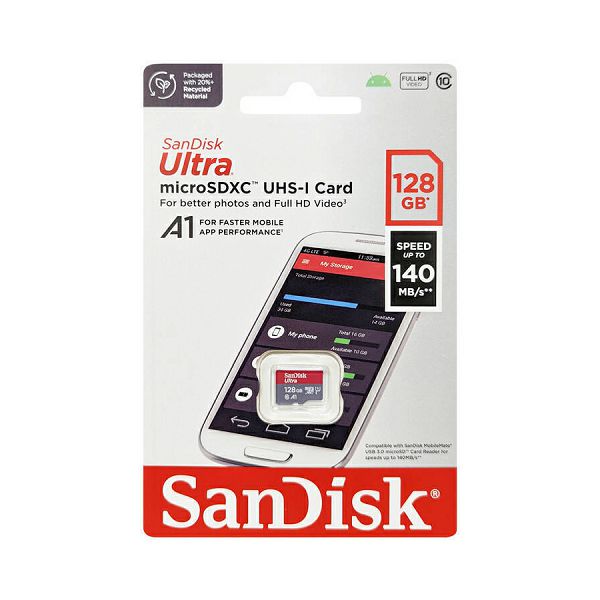 Memorijska kartica SANDISK MicroSDXC UHS-I 140MB/s 128GB-0