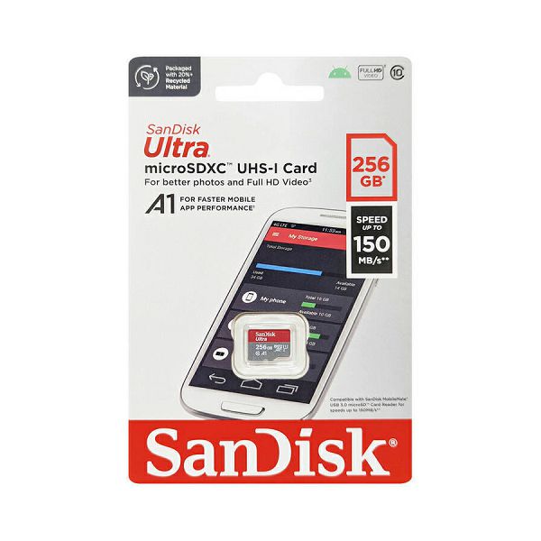 Memorijska kartica SANDISK MicroSDXC UHS-I 150MB/s 256GB-0
