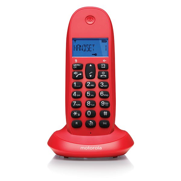 MOTOROLA DECT TELEFON C1001LB+ tamno crvena-1