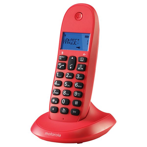 MOTOROLA DECT TELEFON C1001LB+ tamno crvena-0