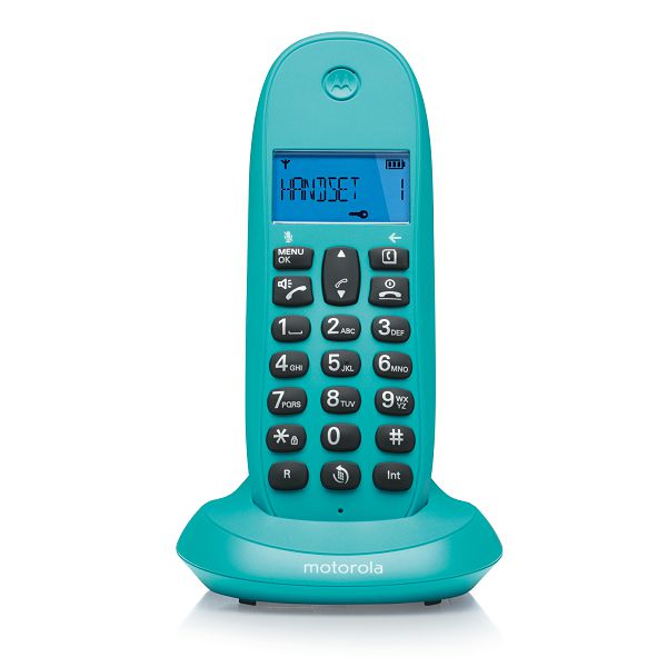 MOTOROLA DECT TELEFON C1001LB+ tirkizna-1