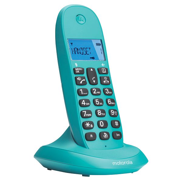 MOTOROLA DECT TELEFON C1001LB+ tirkizna-2