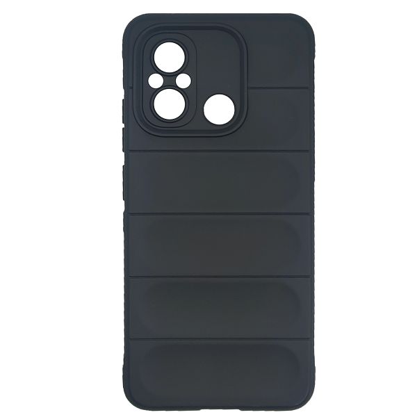 Maska za mobitel XIAOMI REDMI 12C HARD PROTECTION WAVES crna-0