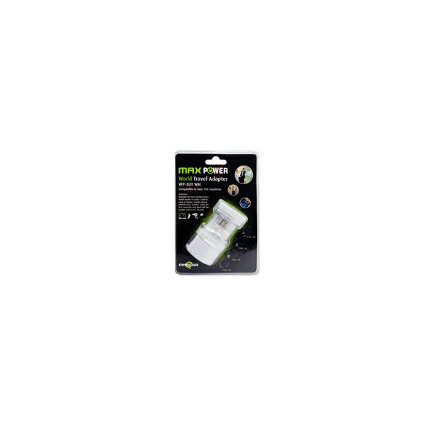 MAXPOWER ADAPTER UNIVERZALNI PUTNI WP-3UT WH BIJELI-1