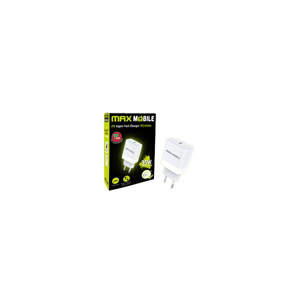 MAXMOBILE KUĆNI PUNJAČ PD SUPER FAST CHARGE TYPE C, TR349006 35W-1