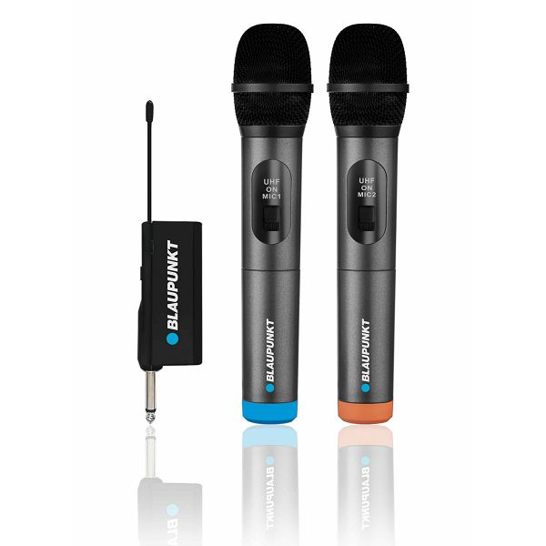 BLAUPUNKT BEŽIČNI MIKROFON UHF WIRELESS WM60UDBM, 2 kom-0