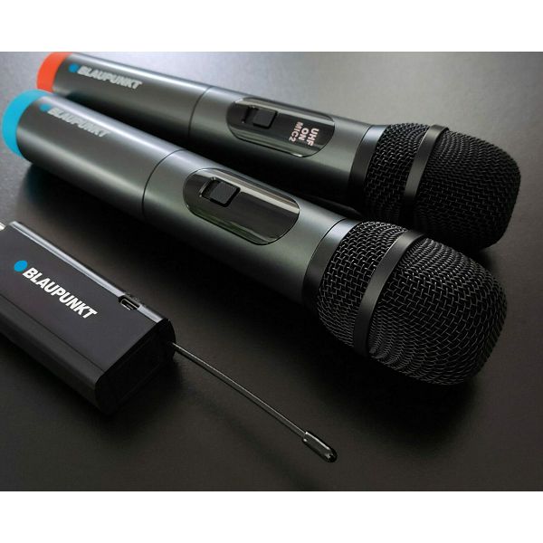 BLAUPUNKT BEŽIČNI MIKROFON UHF WIRELESS WM60UDBM, 2 kom-4