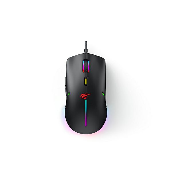 Miš HAVIT Gamenote HV-MS1031 (RGB osvjetljenje, 6 brzina, USB, 800-7200 DPI)-0