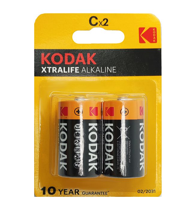 Baterije KODAK XTRALIFE ALKALINE C LR14 x2