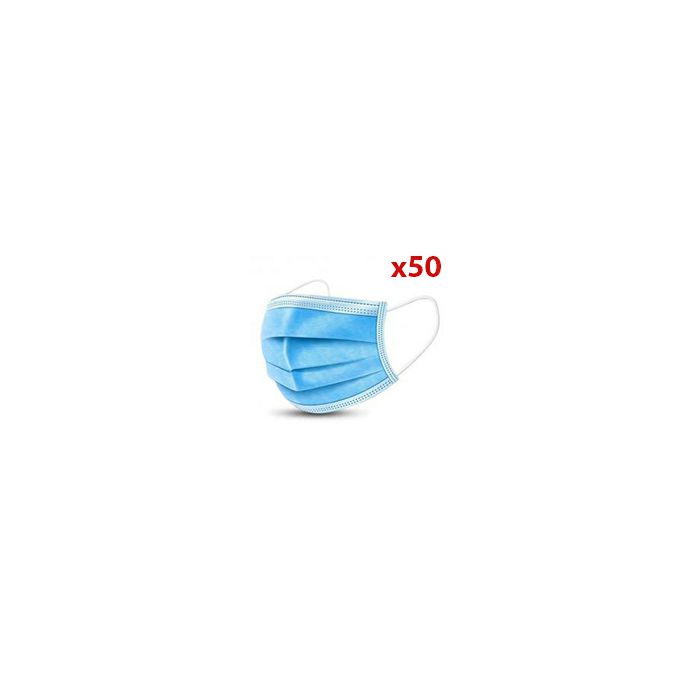 Zaštitne maske,troslojne (50kom pak)-0