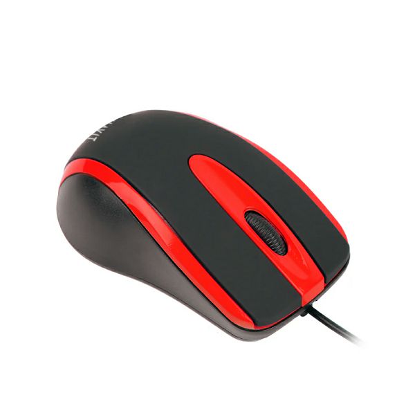 Optički miš HAVIT HV-MS753 (USB, 3 tipke, 1000 DPI, crno-crveni)-1