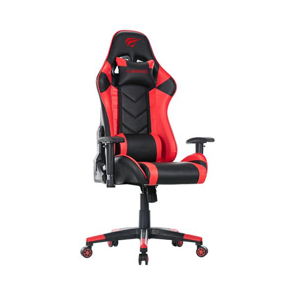 Gaming stolica HAVIT GAMENOTE GC932 (crno-crvena, ergonomski dizajn, 2D naslon za ruke, nosivost do 150kg)-0