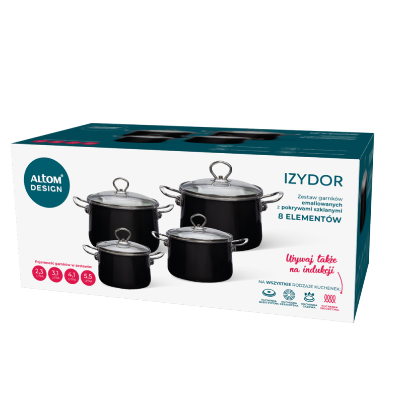 Altom Design set lonaca Izydor 8 elemenata 02050021294-0