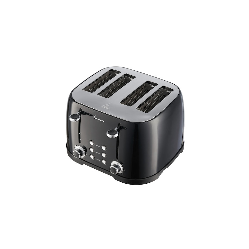 Toster FRAM FTP-800BK (kapacitet 4 kriške, 6 razina prženja, snaga 1600W, crna)-0