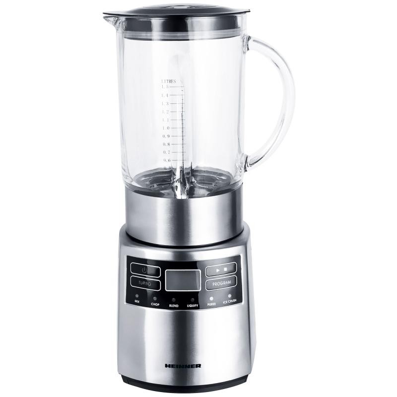 Blender HEINNER HBL-1000XMC (1000W, LCD zaslon, 5 brzina, staklena zdjela 1,5L, drobljenje leda)-0