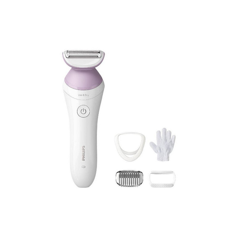 Električni brijač PHILIPS Lady Shaver BRL136/00 (bežični, Wet & Dry, folija + trimeri, USB punjenje)-0