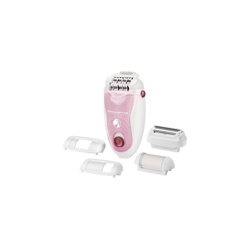Epilator ROWENTA Silence Soft EP5640D1 (strujni, 24 pincete, 2 brzine, Micro Contact Technology, bijelo-rozi)-4