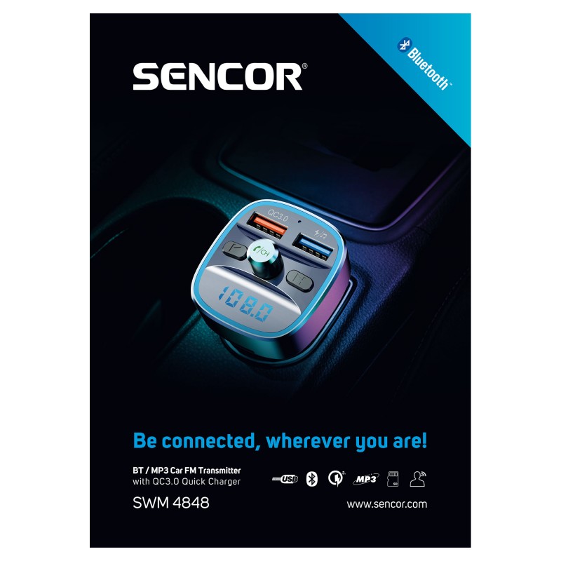 FM transmiter SENCOR SWM 4848 BT-0