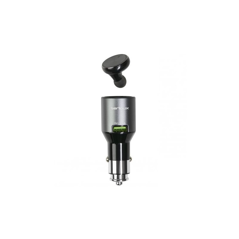 Serioux punjač za automobil s bluetooth slušalicama SRXS-CC01-0