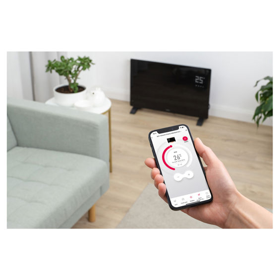 Konvektorska grijalica SENCOR SCF 4241BK (2000w, wi-fi, staklena, crna)-6
