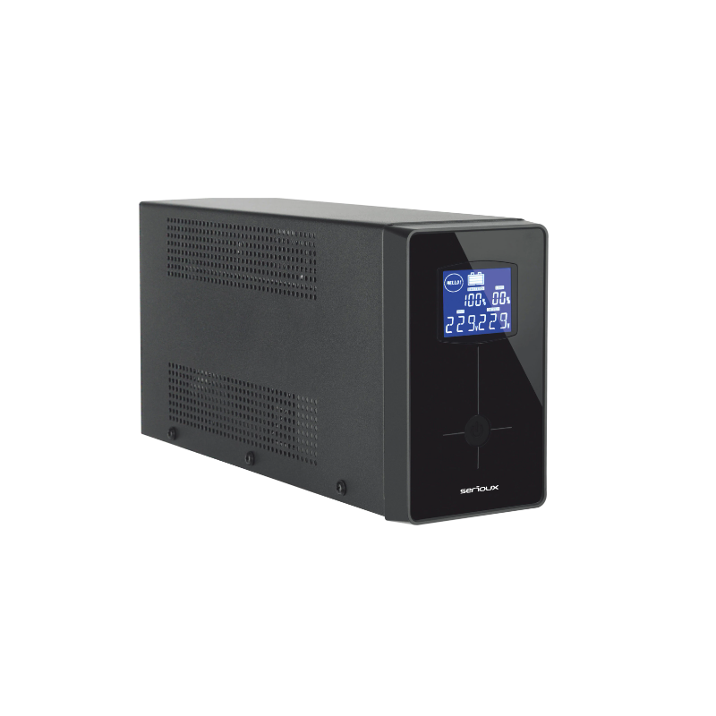 UPS SERIOUX SRXU-LCD600LI Line Interactive (600 VA, 360 W, 2 utičnice, crna boja)-0