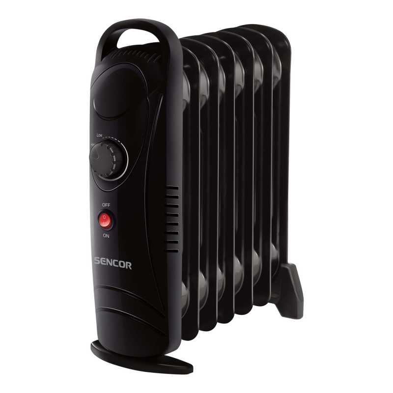 Uljni radijator SENCOR SOH 2107BK (7 rebara, 700w, crni)-0