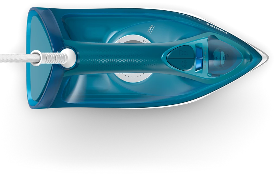Parno glačalo PHILIPS 3000 Series DST3040/70 (2400 W, 40 g/min, 200 g udar pare, 300 ml, keramička ploča glačala)-3