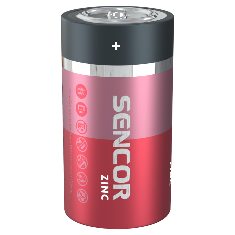 Sencor baterija Zinc-carbon SBA R20 2BP D Zn-0