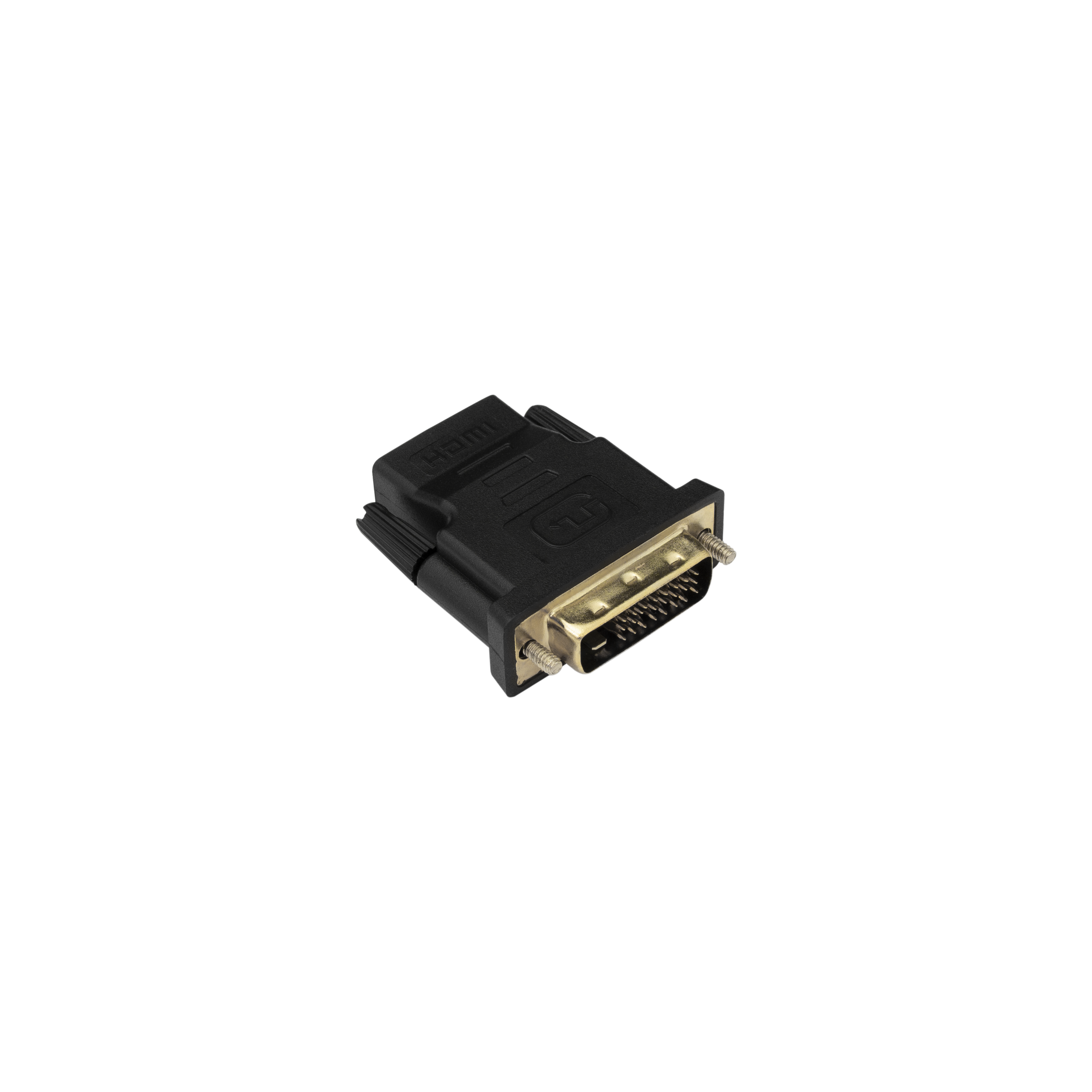 Adapter DVI 24+1 M -> HDMI A F (boja crna, 24K pozlaćeni)