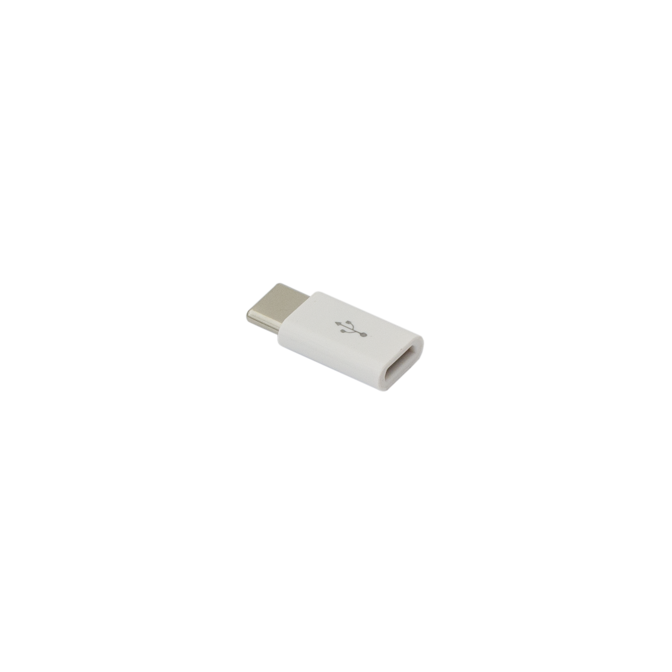 Adapter MICRO USB 2.0 Ženski -> TYPE-C Muški Bijeli