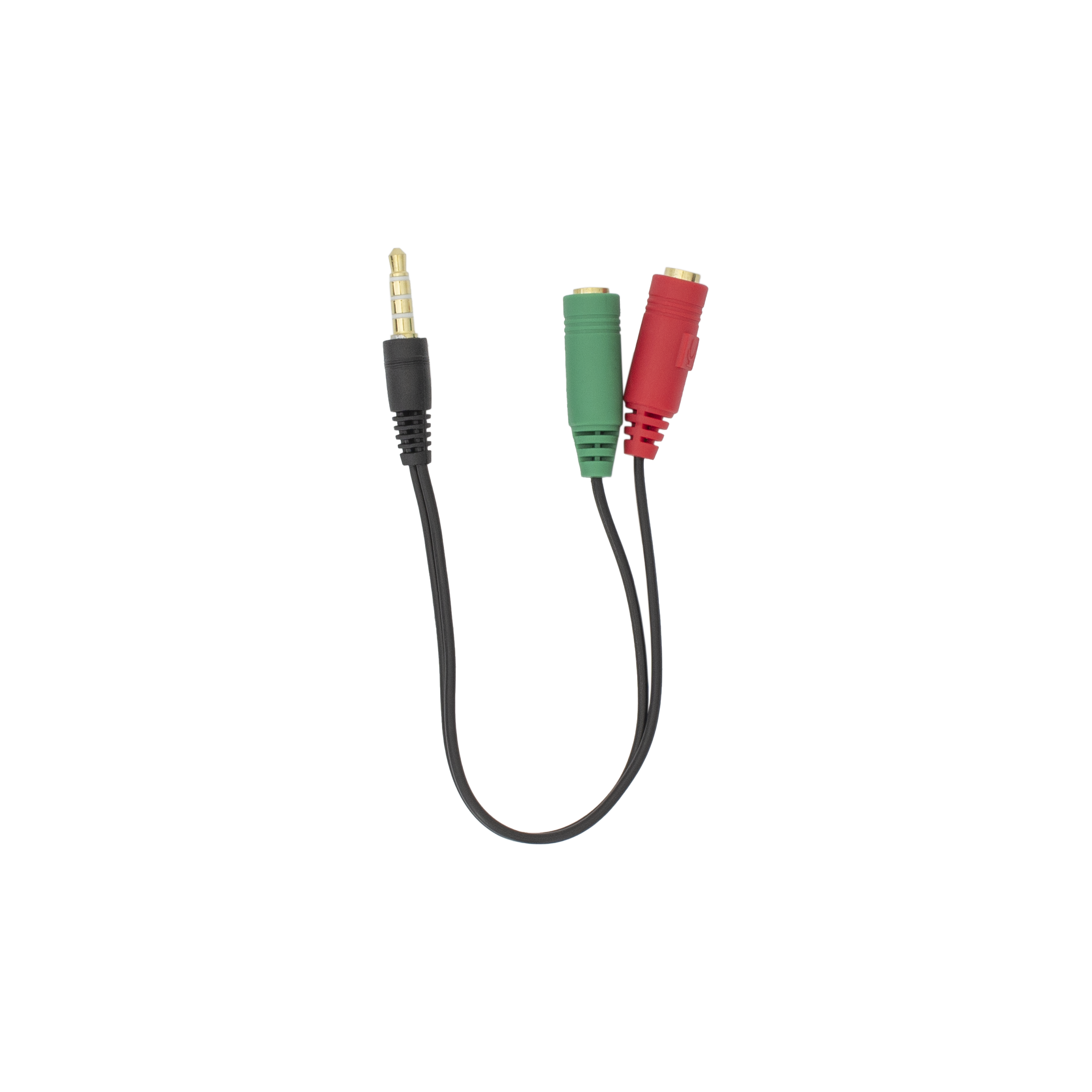 ADAPTER 2 x 3.5 mm Ženski 3-Pin - 3.5 mm Muški 4-Pin-0