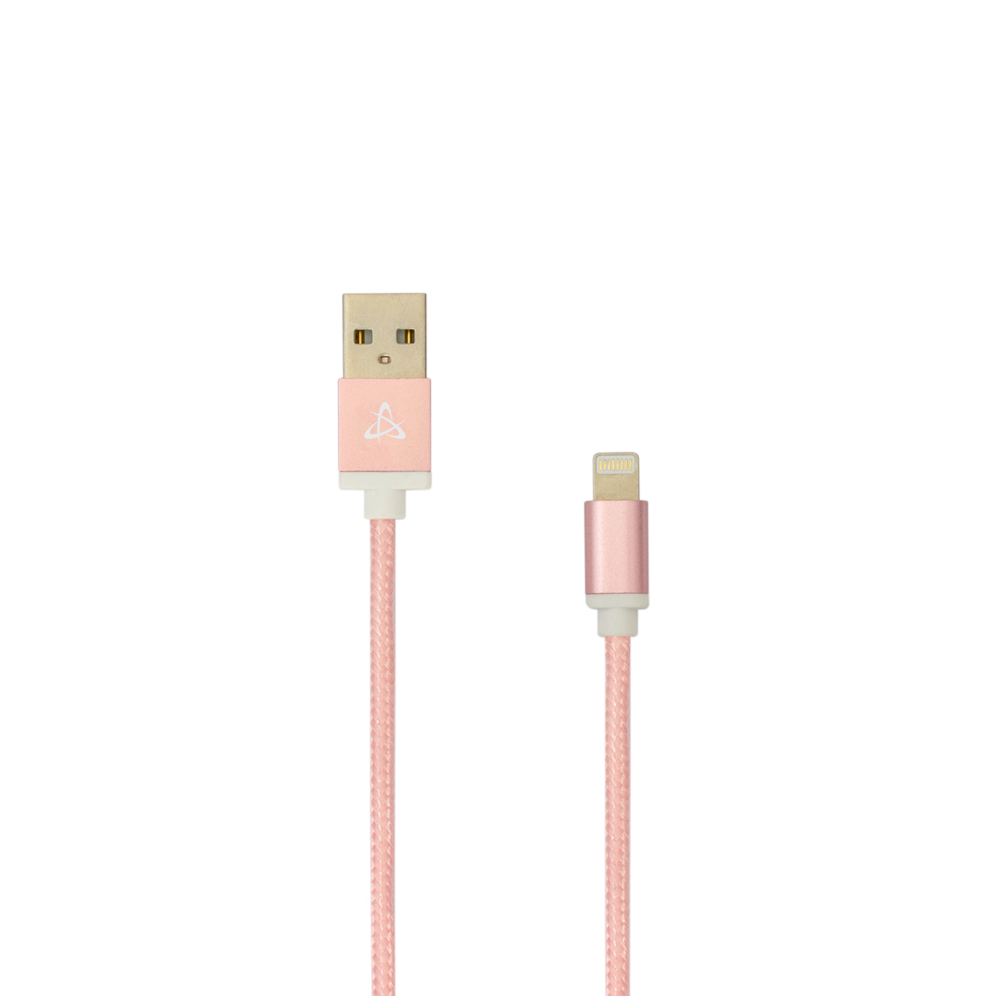 Kabel USB A Muški -> 8-pin iPh Muški 1.5 m Zlatno roza - Blister-0