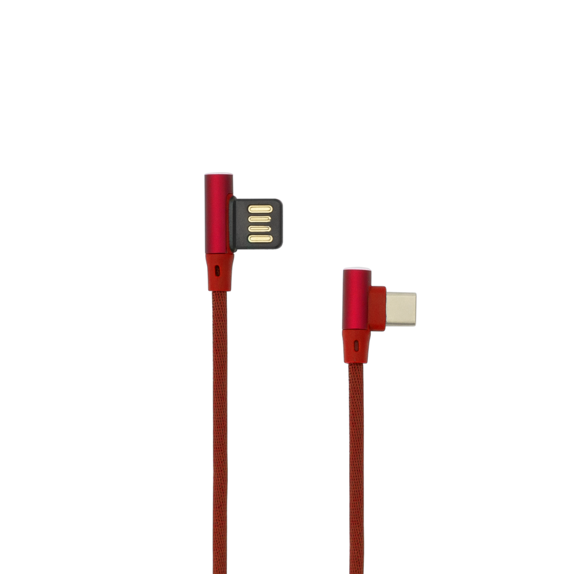 KABEL USB A Muški -> TYPE-C Muški 90°, 1.5 m Crveni