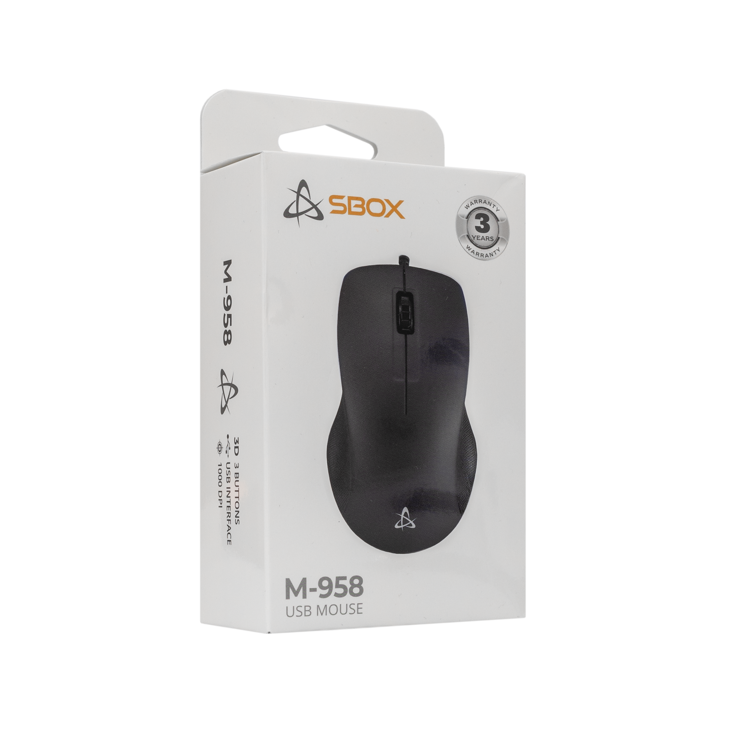 SBOX ŽIČANI MIŠ M-958 Crni-4