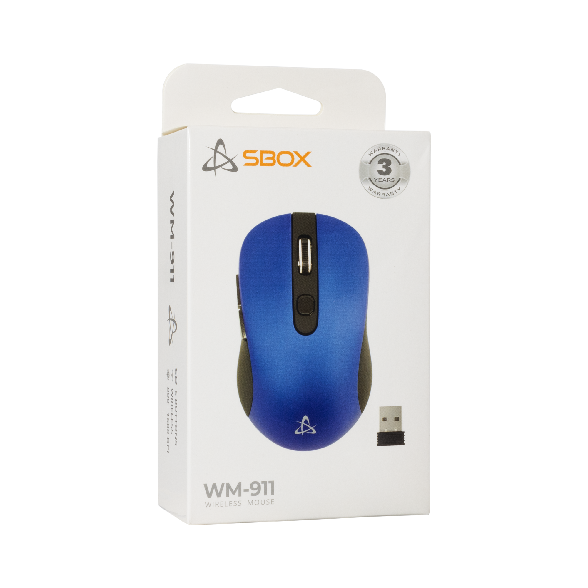 SBOX BEŽIČNI MIŠ WM-911 Plavi-5