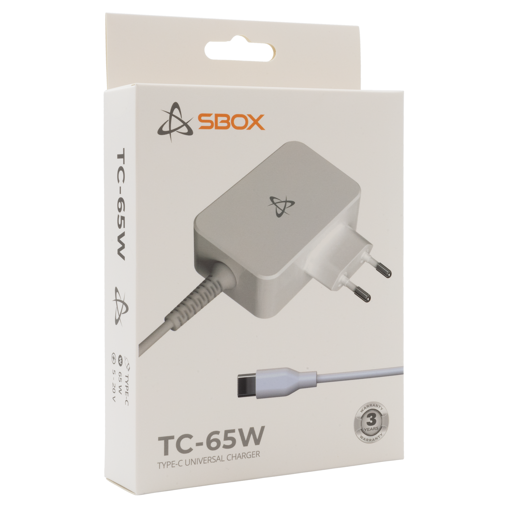 PUNJAČ ZA LAPTOP SBOX TC-65W-5