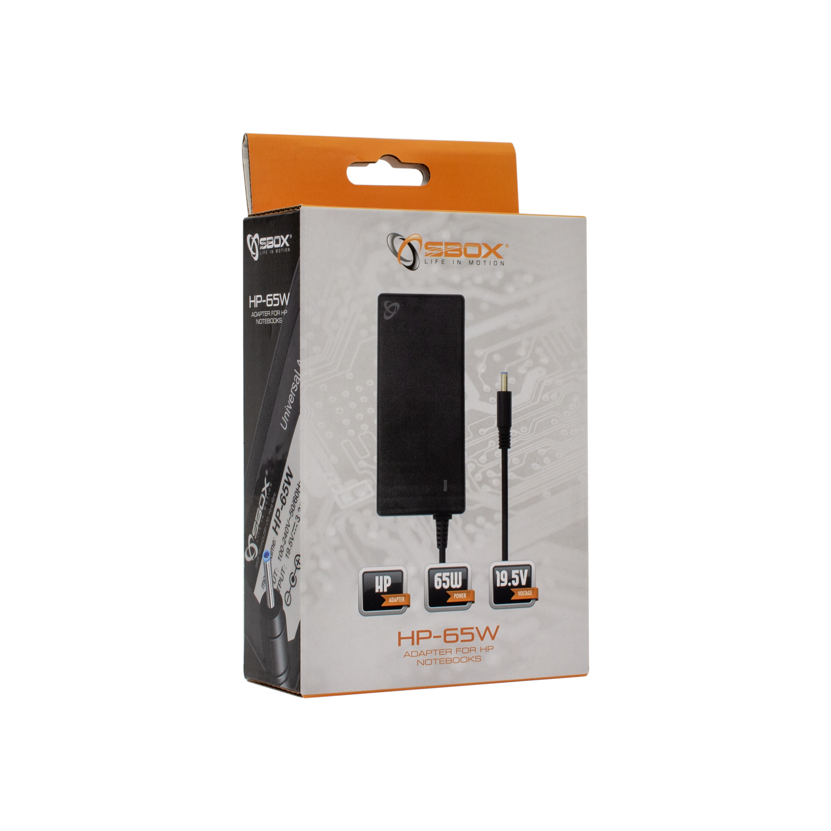 PUNJAČ ZA LAPTOP SBOX HP-65W-6
