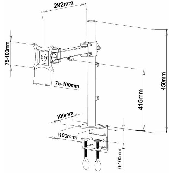 STOLNI STALAK SBOX LCD-351/1-2