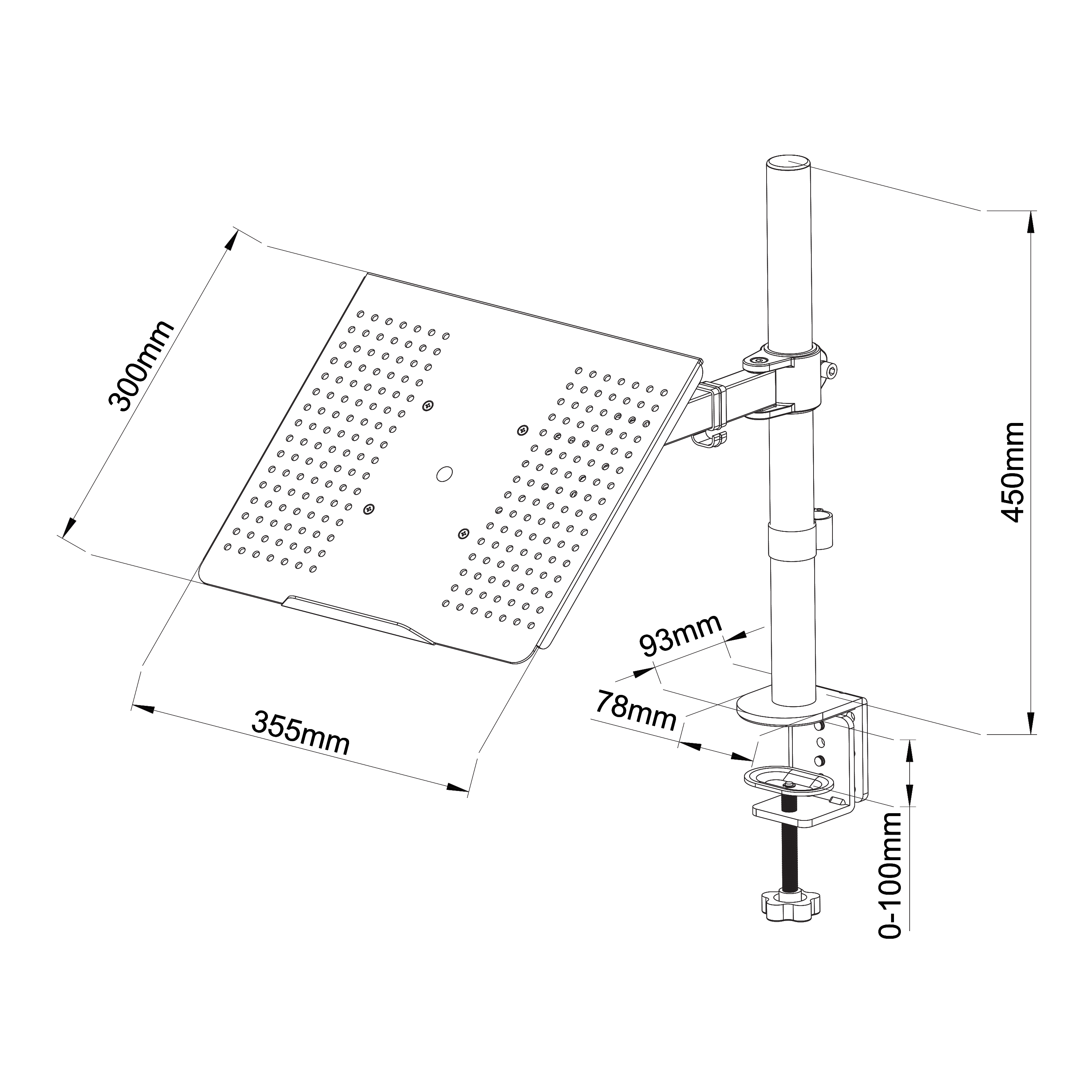 STOLNI STALAK SBOX LCD-L01-1