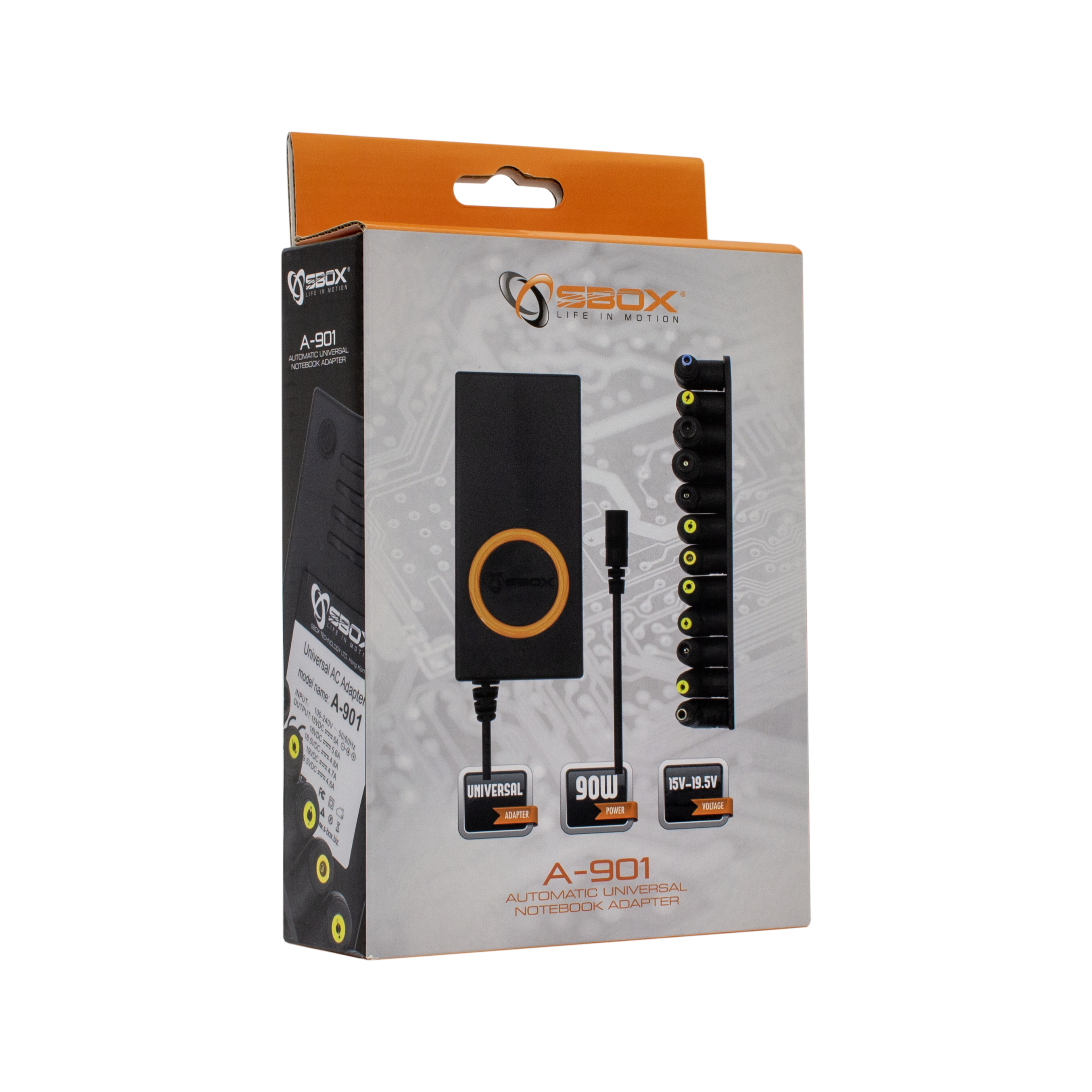 Adapter za laptop SBOX A-901 (univerzalni 90W)-6